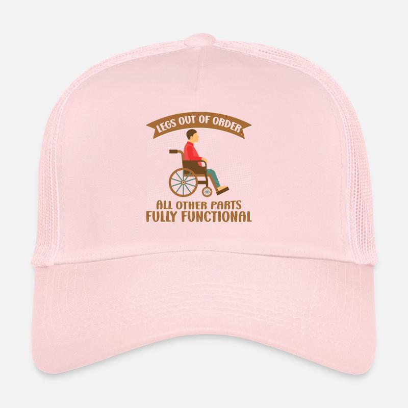 Wheelchair leg amputation consciousness amputation Trucker Cap