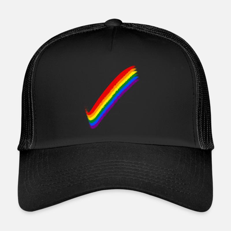 Gay Pride 2023 - Casquette trucker  - noir/noir