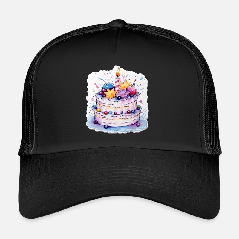 Torte - Trucker Cap - Schwarz/Schwarz