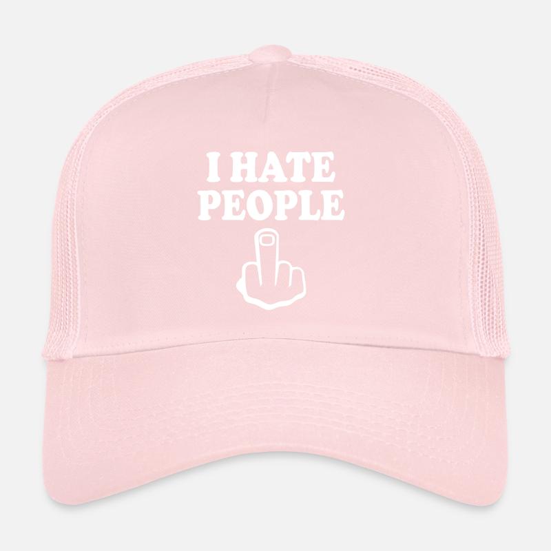 I hate people Casquette trucker 