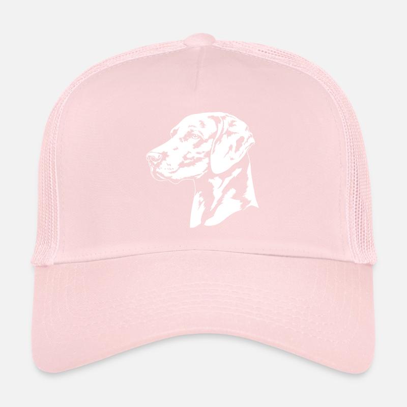 Weimaraner Portrait Hunde Hund Jagdhunde Wilsigns Trucker Cap