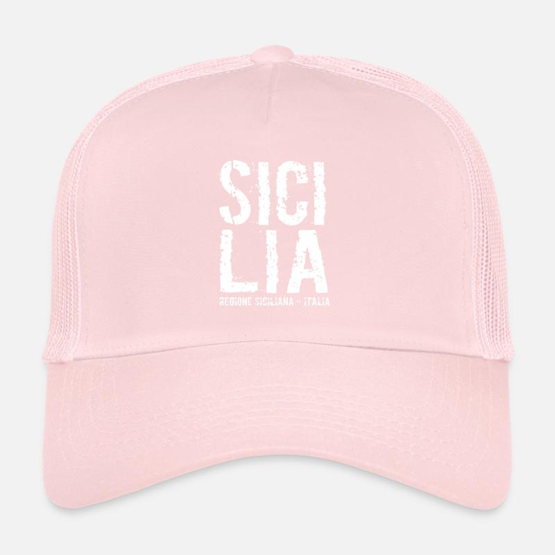 Sicily, Italy, Mediterranean Trucker Cap
