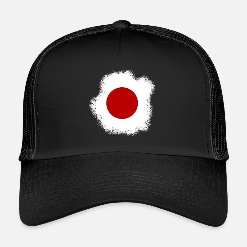 Drapeau du Japon utilisé Look Nihon drapeau japonais Casquette trucker 