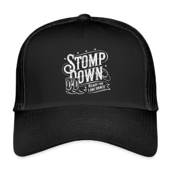 Ready for Line Dance Stomp Down - Trucker Cap - black/black - Front