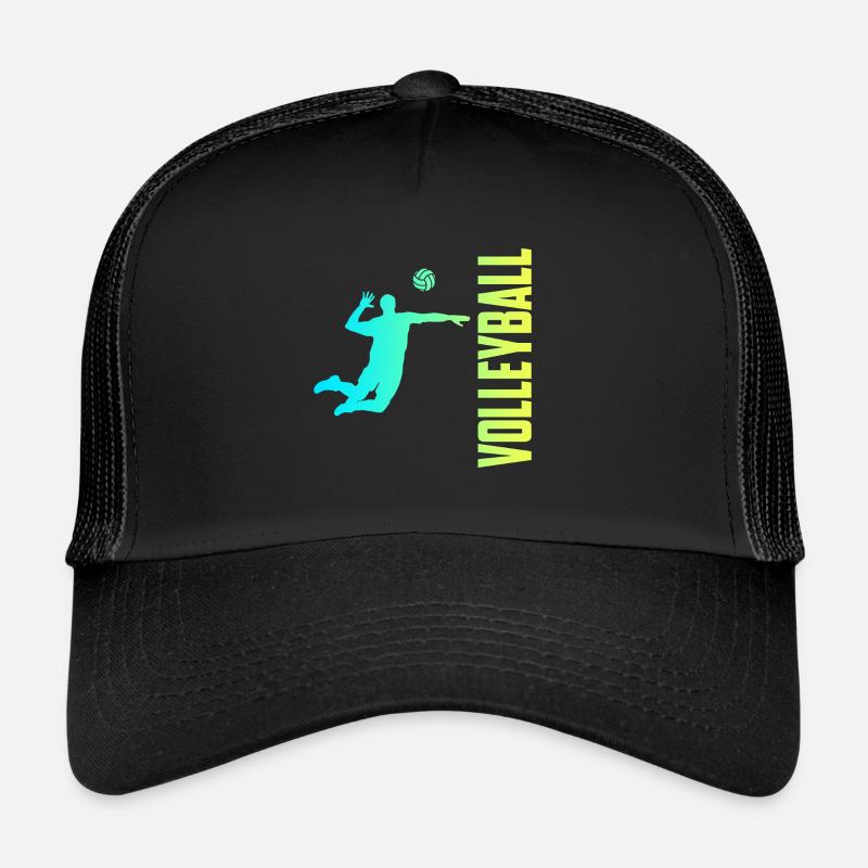 Volleyball - Trucker Cap - Schwarz/Schwarz