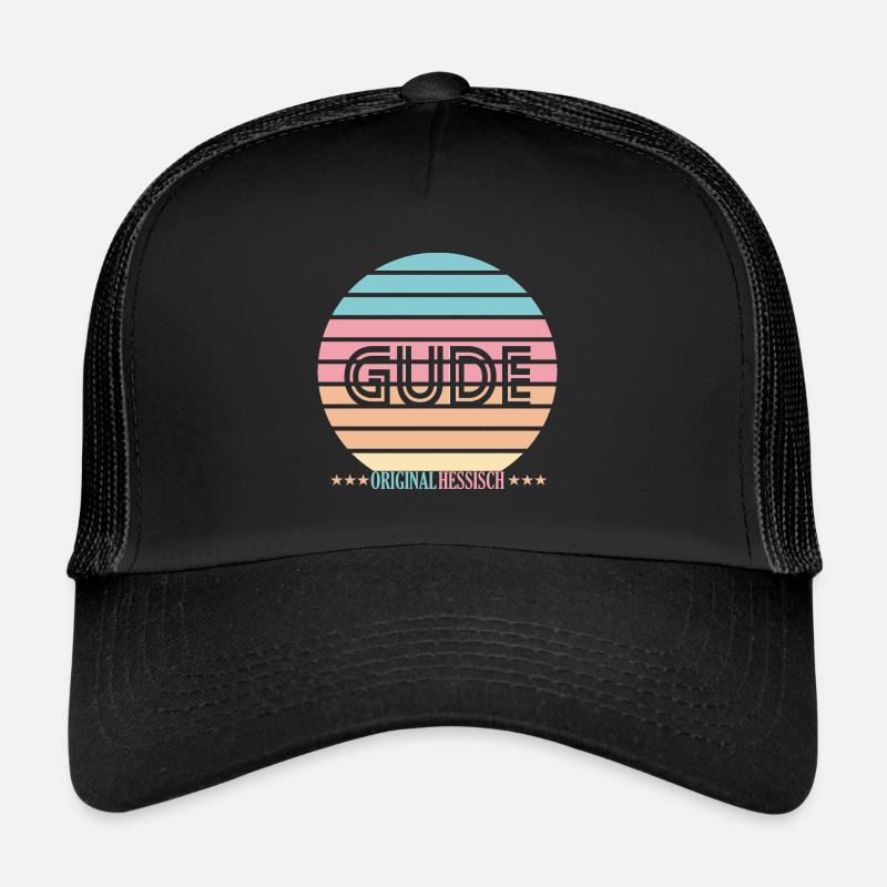 Gude Original Hessian in sunset-look dialect Trucker Cap