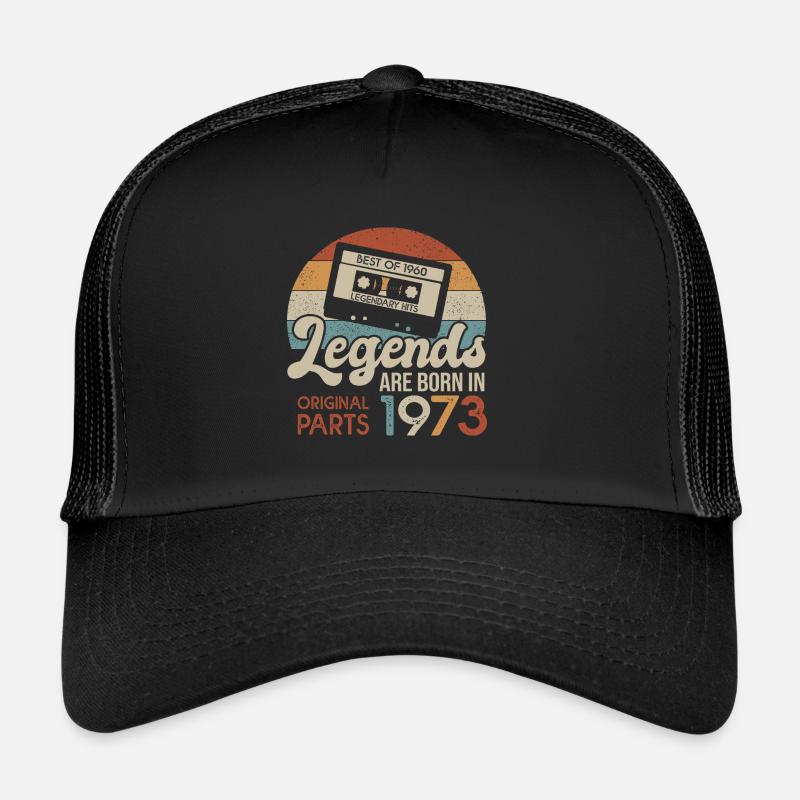 Legends Casette 1973 Geburtstagsgeschenk 50 Jahre Trucker Cap
