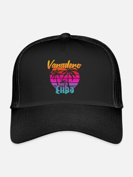 Varadero Cuba Sunset - Trucker Cap - black/black - Front