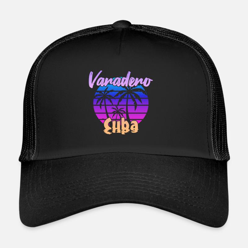 Varadero Cuba Coucher de soleil Casquette trucker 