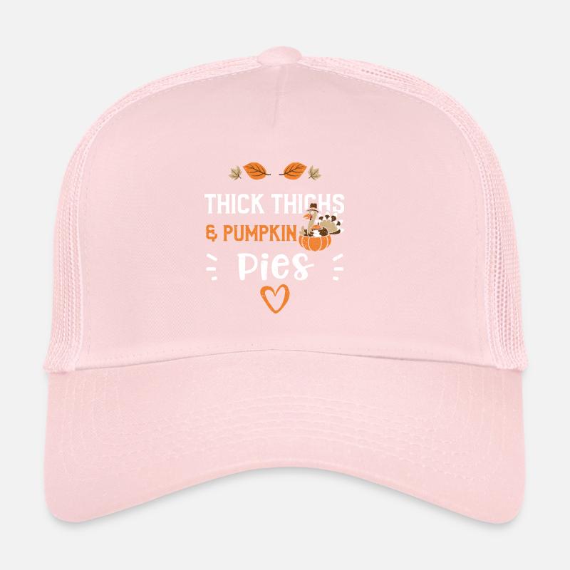 Cuisses épaisses & tartes à la citrouille Casquette trucker 