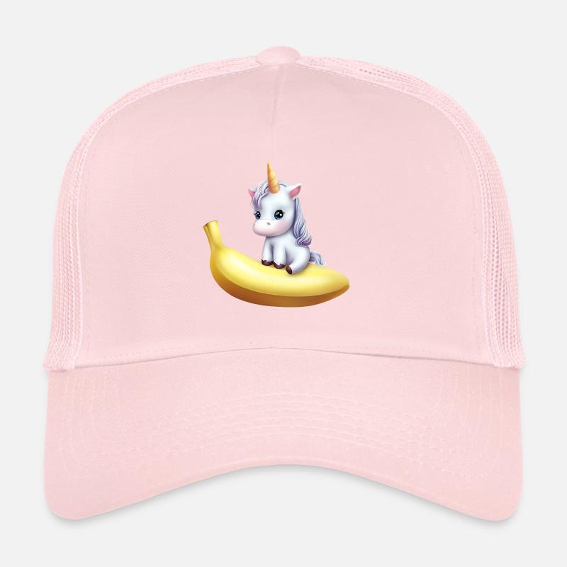 Licorne sur banane Casquette trucker 