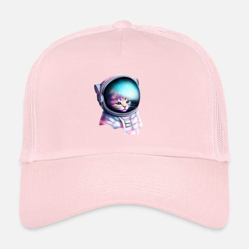Astronaut Katze Trucker Cap