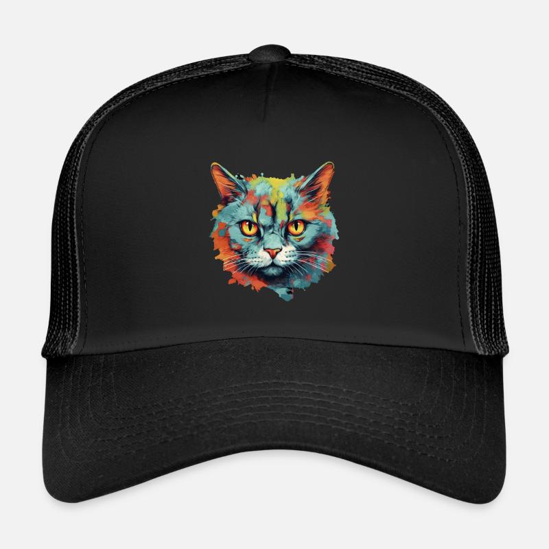 Chat Casquette trucker 