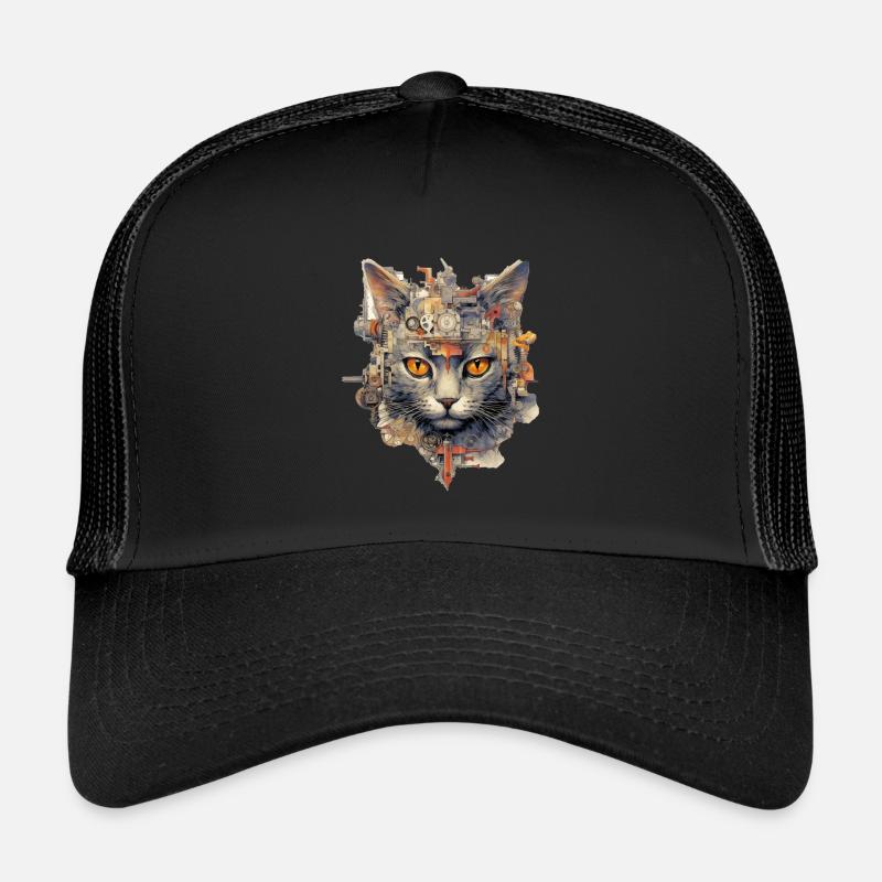 Chat Casquette trucker 