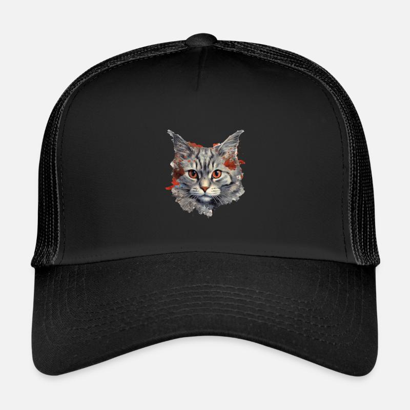 Chat Casquette trucker 
