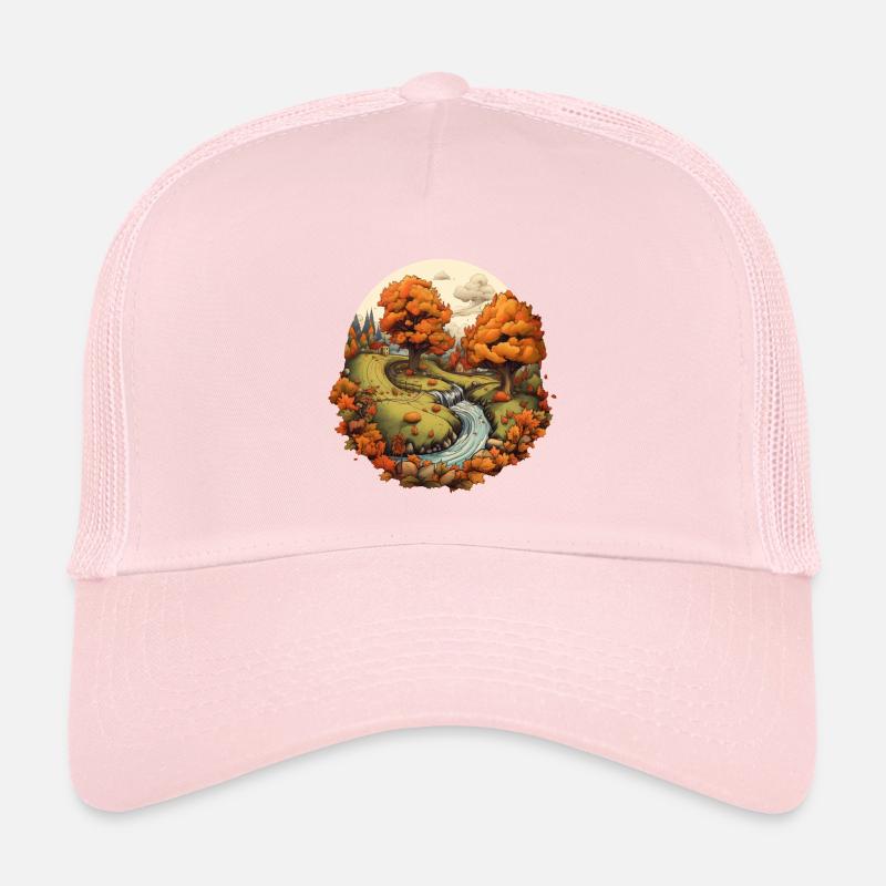 Herbstliche Landschaft Trucker Cap