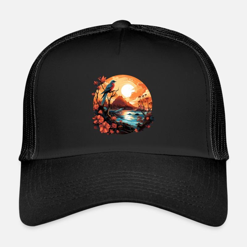 Tropical Casquette trucker 
