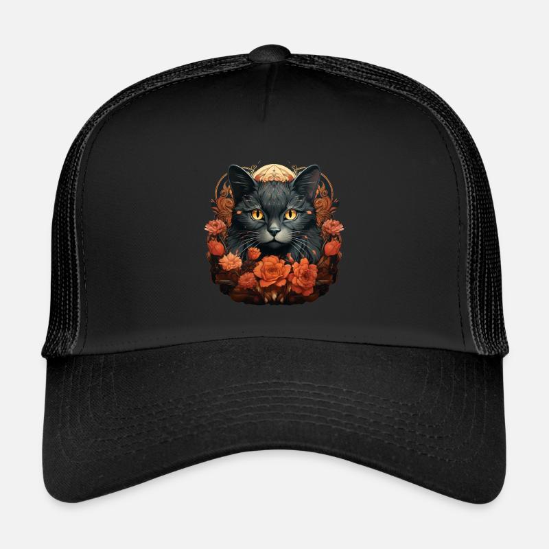 Chat Casquette trucker 