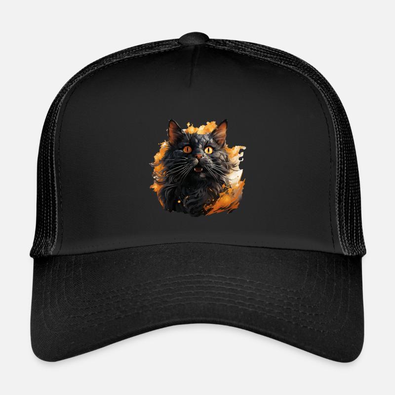 Chat Casquette trucker 