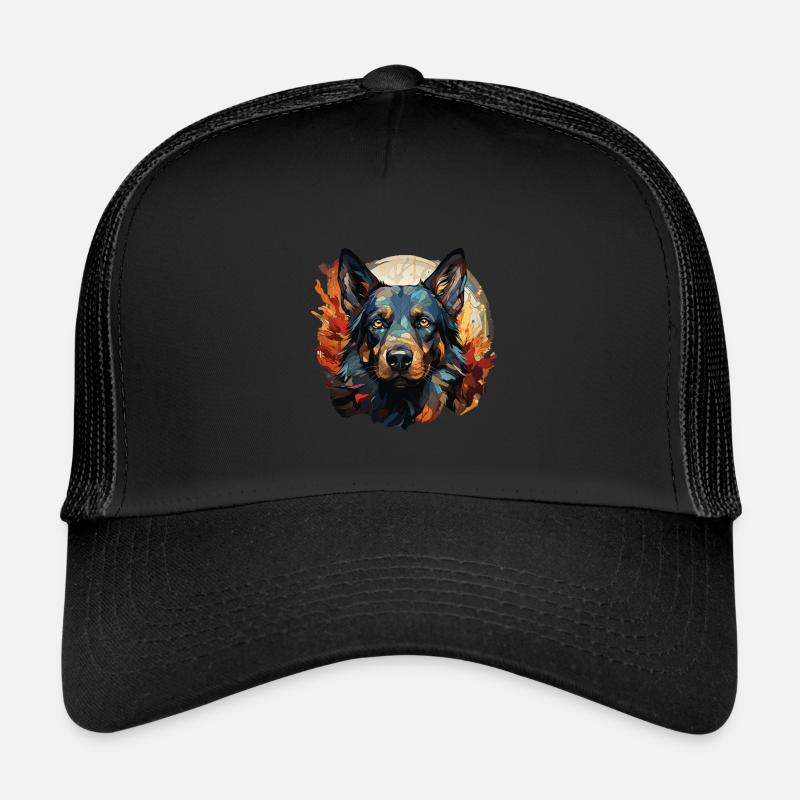 Chien Casquette trucker 