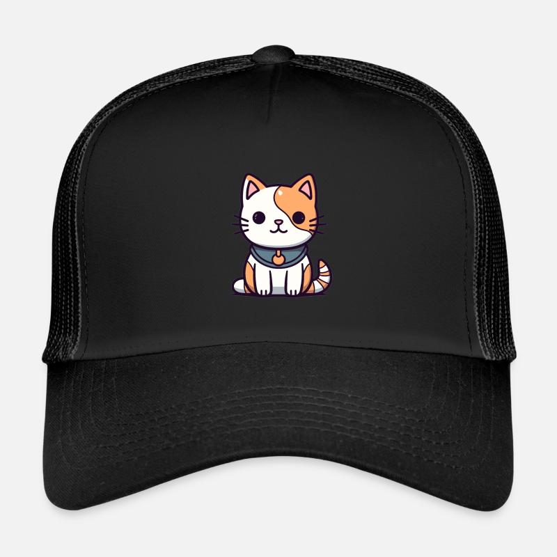 Chat - Style Kawaii Casquette trucker 