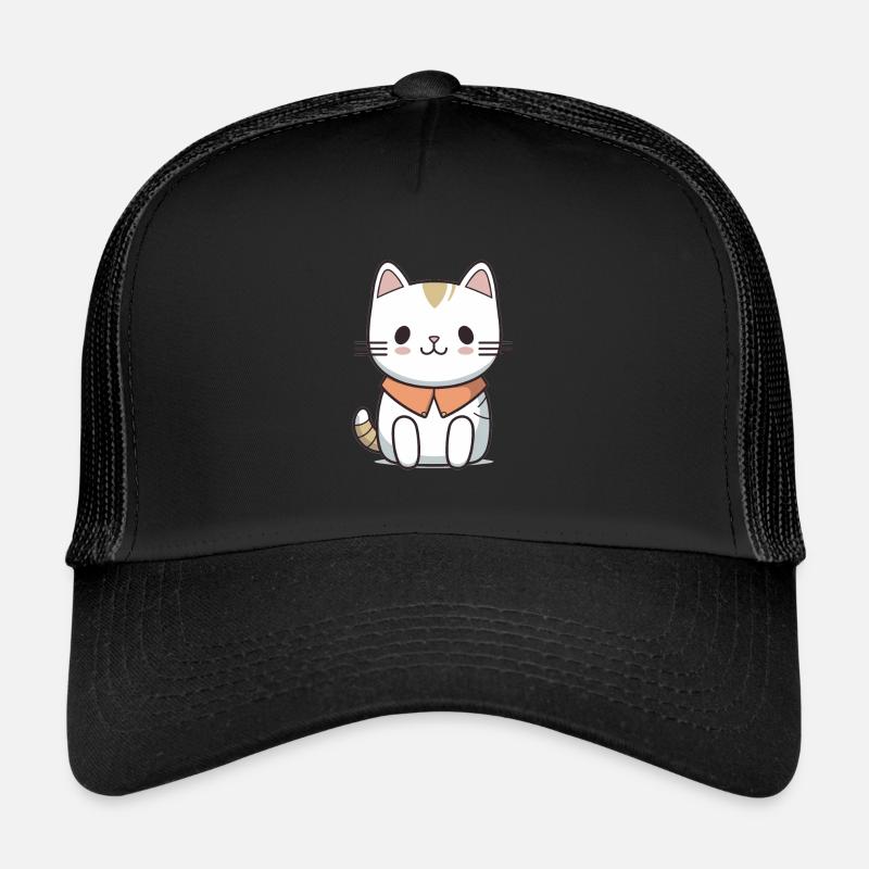 Chat - Style Kawaii Casquette trucker 