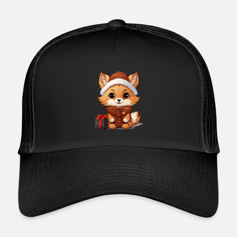 Fuchs Weihnachts Design - Kawaii Style Trucker Cap