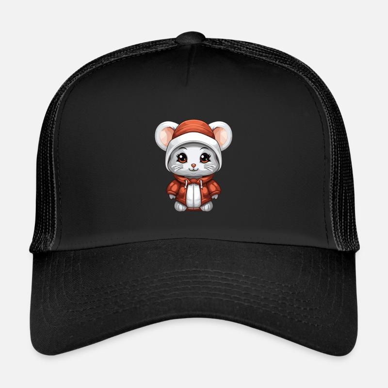 Mouse Christmas Design - Kawaii Style Trucker Cap