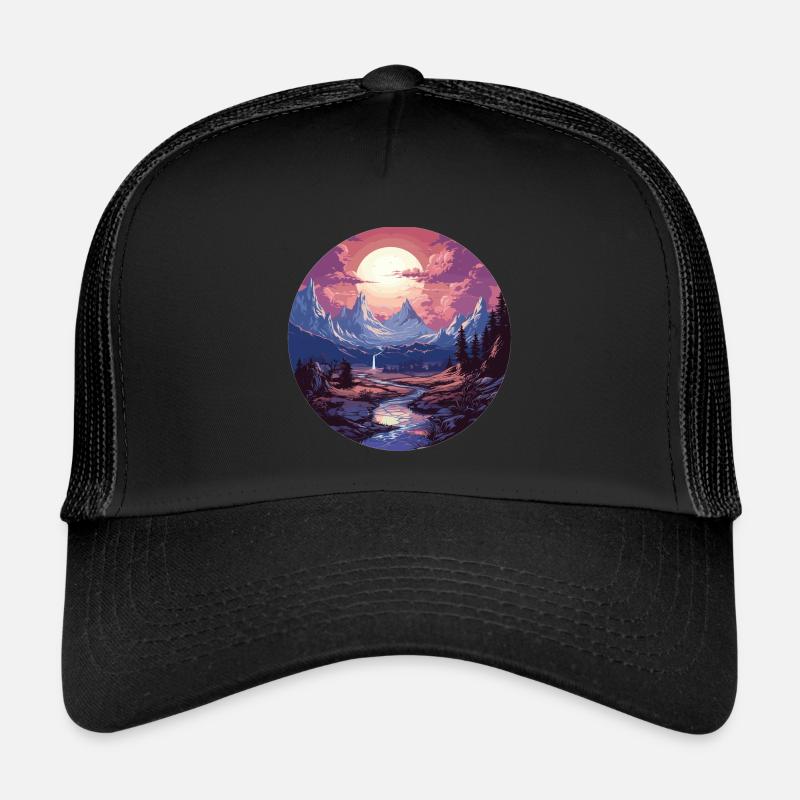 Landschaft - Illustration Trucker Cap