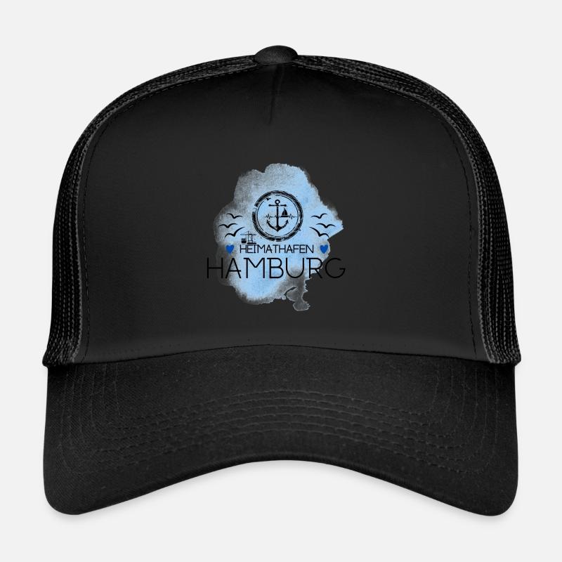 Hamburg Heimathafen- Ankermotiv Trucker Cap