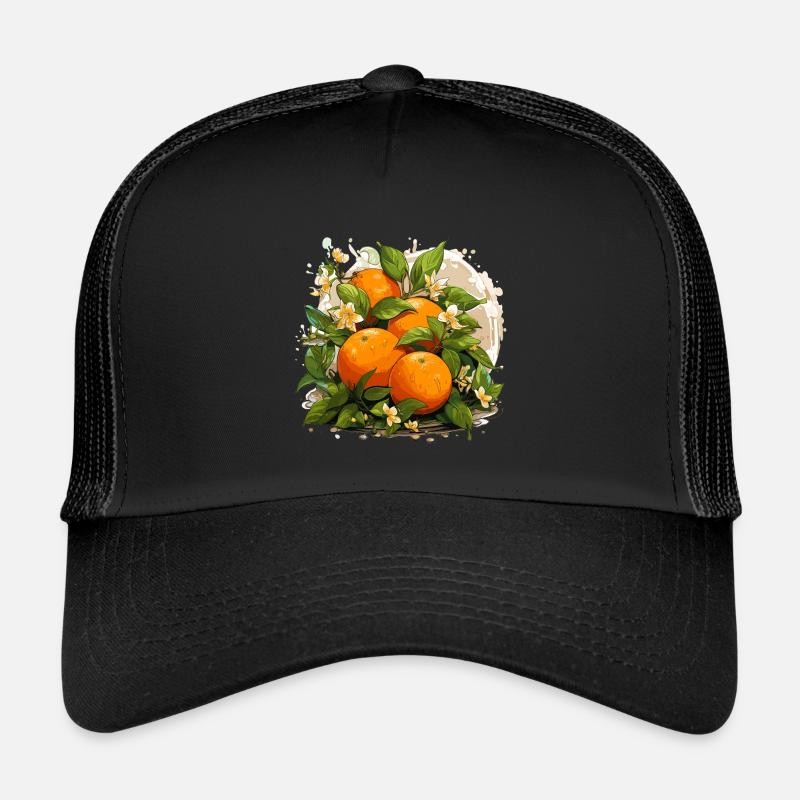 Orange - Illustration Trucker Cap