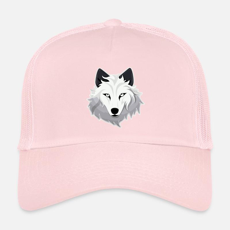 Loup - Illustration Casquette trucker 