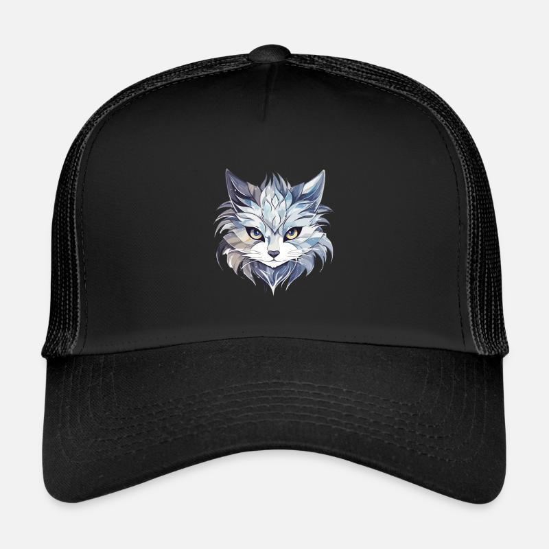 Chat - illustration Casquette trucker 