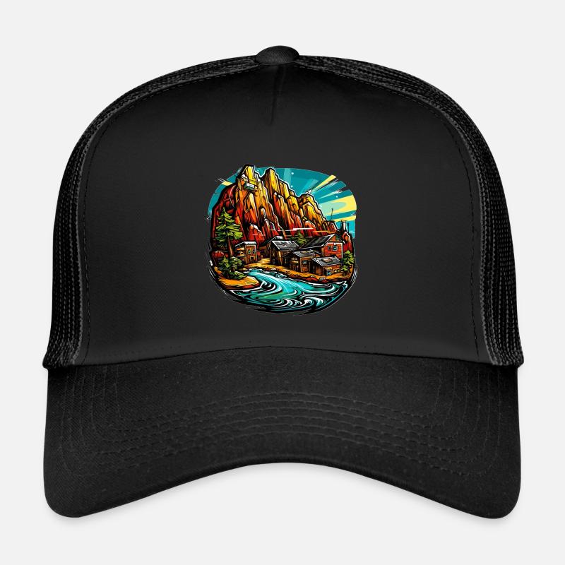 Landschaft - Illustration Trucker Cap