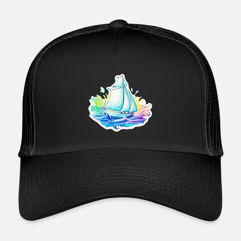 Segelboot - Illustration Trucker Cap