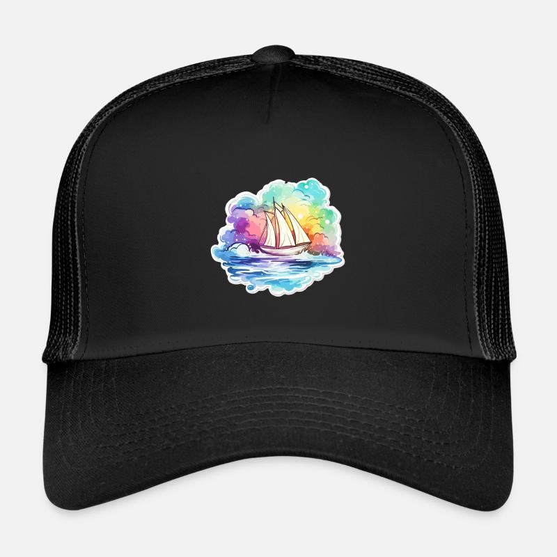 Segelboot - Illustration Trucker Cap