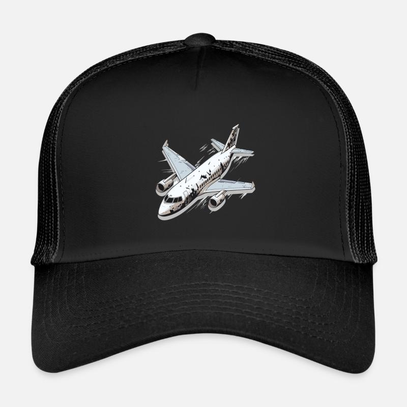 Airplane - illustration Trucker Cap