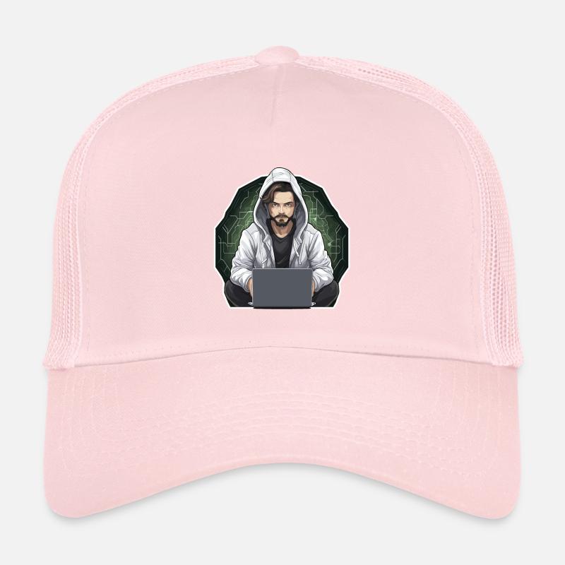 Hacker éthique - Illustration Casquette trucker 