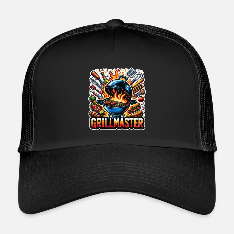 GrillMaster - Grill Illustration Trucker Cap