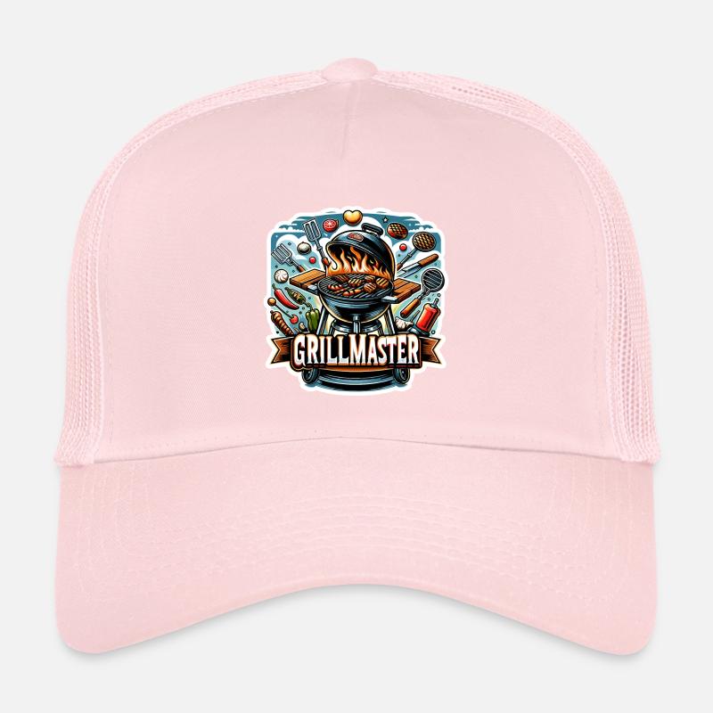 GrillMaster - Grill Illustration Trucker Cap