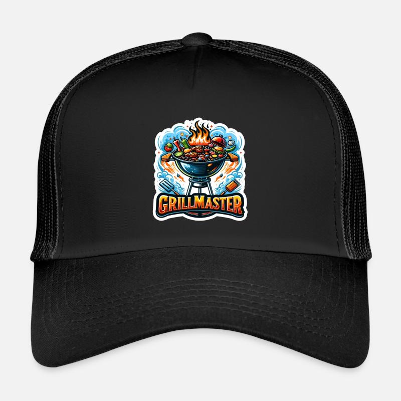 GrillMaster - Grill Illustration Trucker Cap