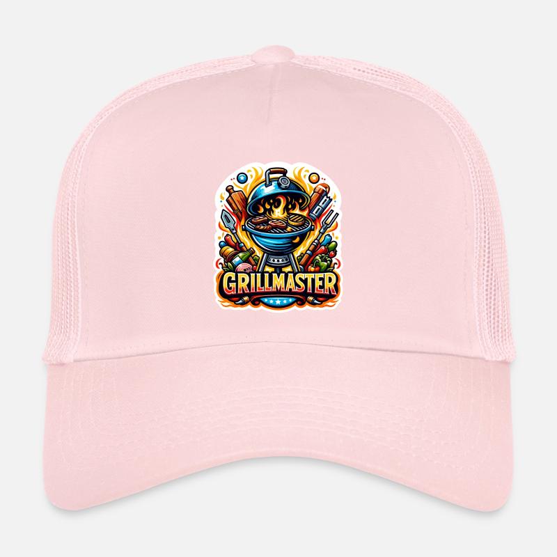 GrillMaster - Grill Illustration Trucker Cap