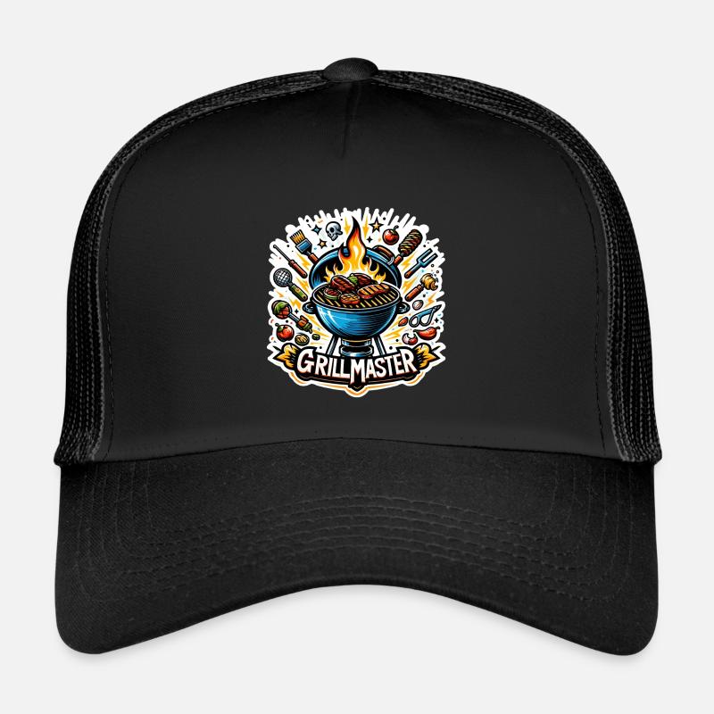 GrillMaster - Grill Illustration Trucker Cap