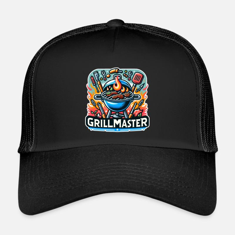 GrillMaster - Grill Illustration Trucker Cap