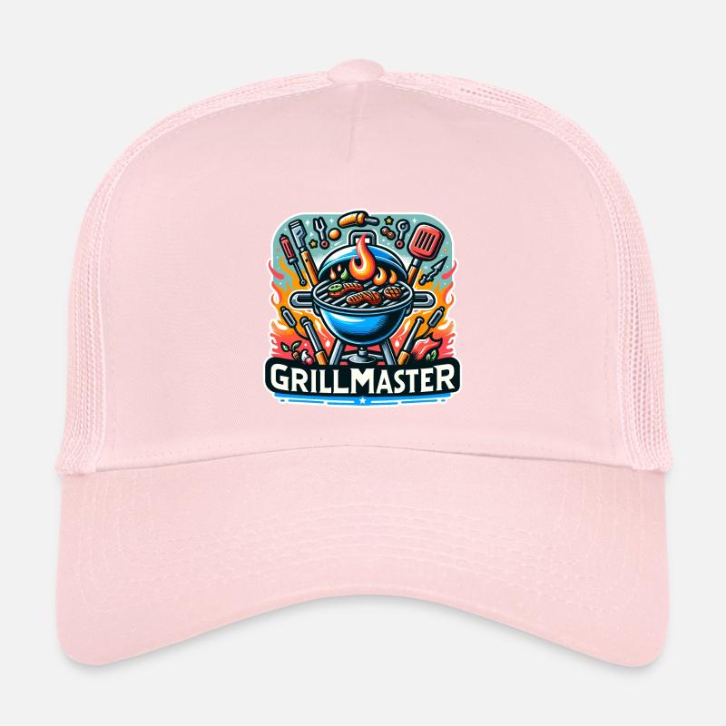 GrillMaster - Grill Illustration Trucker Cap