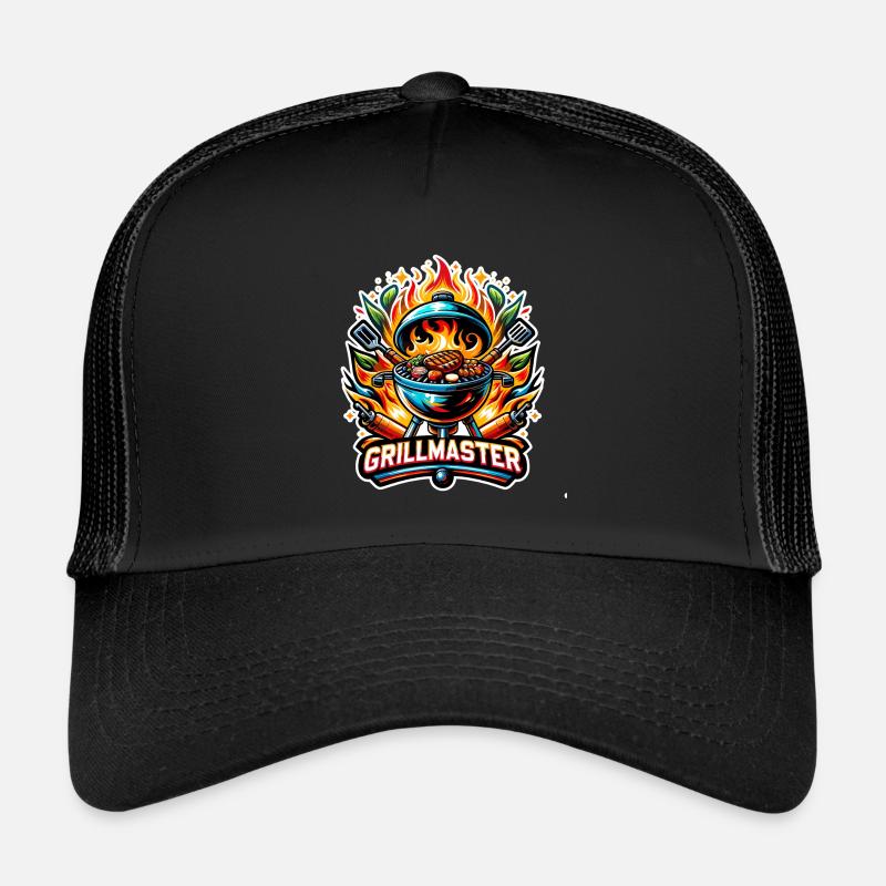 GrillMaster - Grill Illustration Trucker Cap