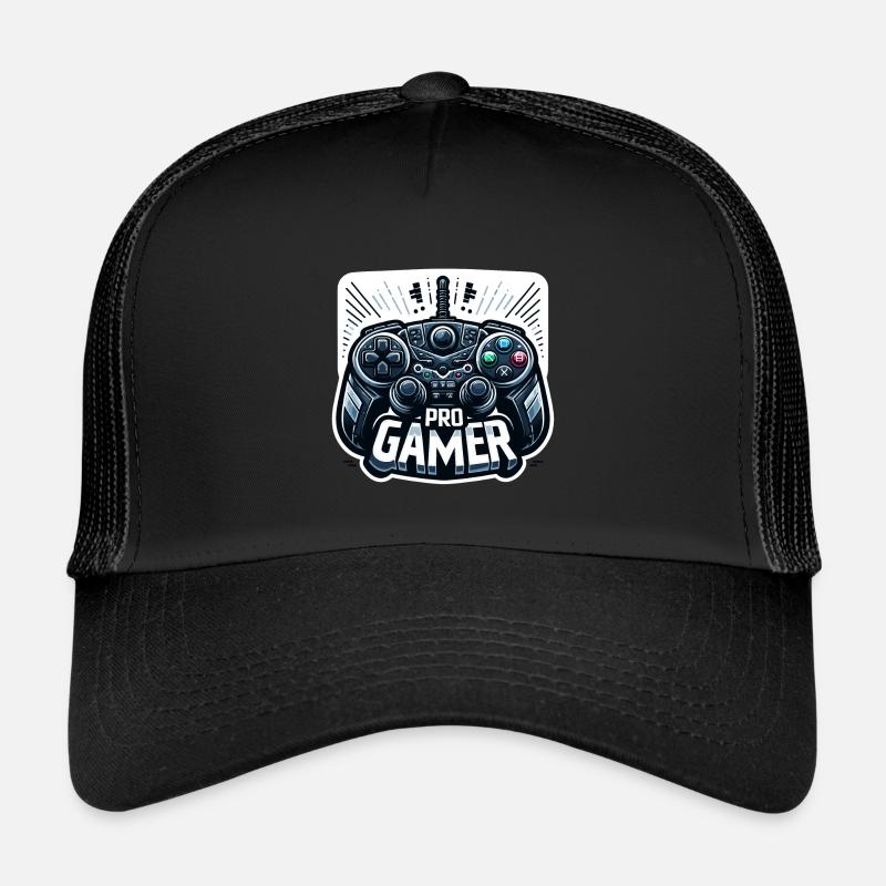 Pro Gamer - Illustration de la manette Casquette trucker 