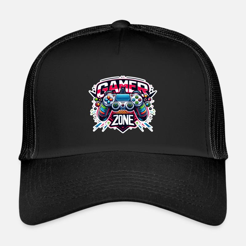 Gamer Zone - Controller Illustration Trucker Cap