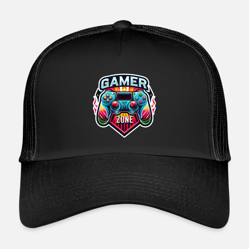 Gamer Zone - Controller Illustration Trucker Cap