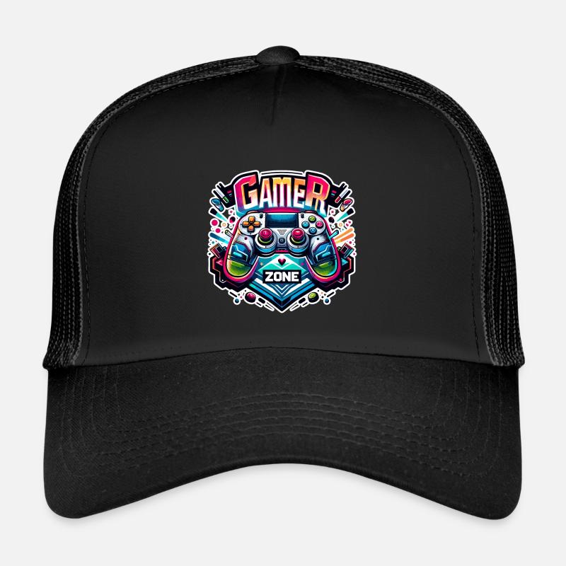 Gamer Zone - Controller Illustration Trucker Cap